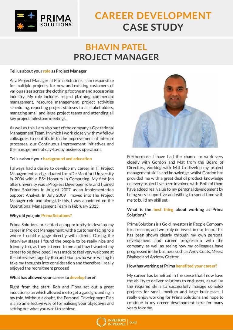 Example of a case study picture