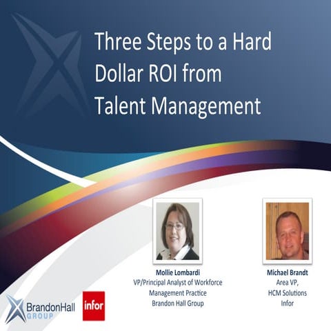 Three Steps to a Hard Dollar ROI from Talent Management