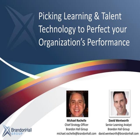 Picking Learning and Talent Technology to Perfect Your Organization’s Perform...
