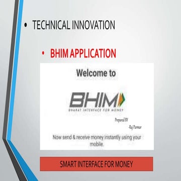 Bhim(Bharat Interface for Money)