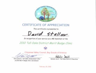 'camping merit badge' on SlideShare