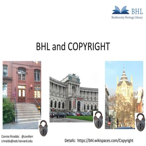 BHL Copyright