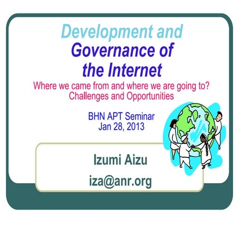 Internet governance and Development 140305