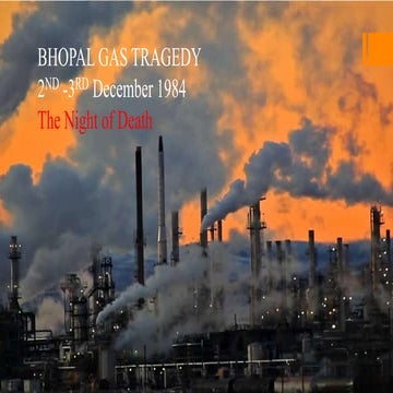 Bhopal Case Study Professional Ethics Pptx