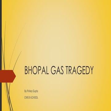 Bhopal gas tragedy