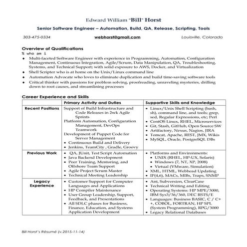 BHorst Resume v2017-06-29