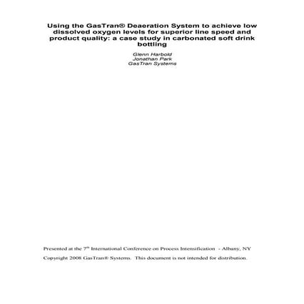 BHR PI Conference Paper by Glenn Harbold