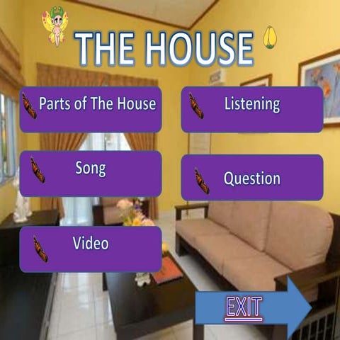 ESL Lesson: Rooms in the House | PPTX