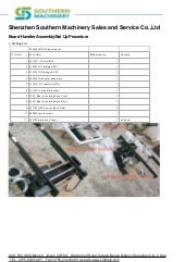 Upgrade Universal stand alone auto insertion machine to Automatic Board Handling System installation setup procedure