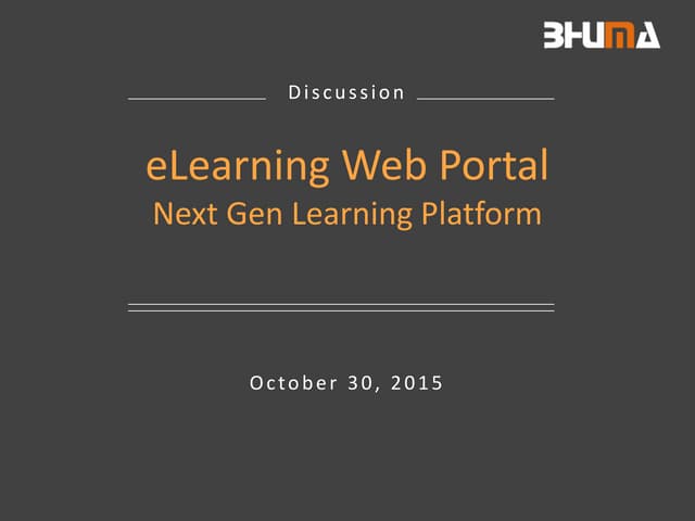 Bhuma learning web_portal_discussion_oct2015