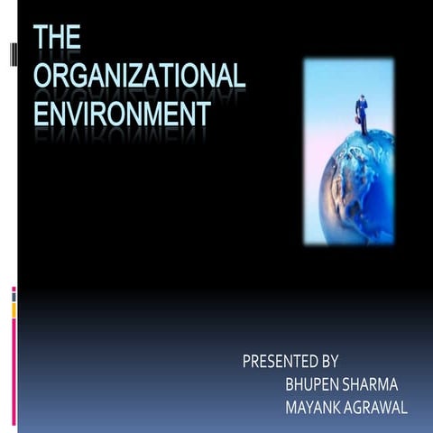 Organizational environment | PPTX