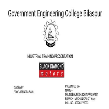 Industrial training preparation black diamond | PDF