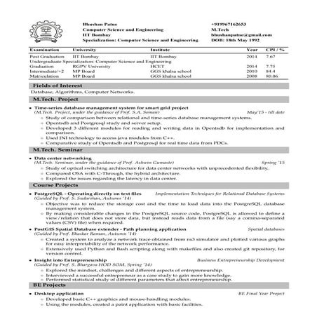 Bhushan patne resume