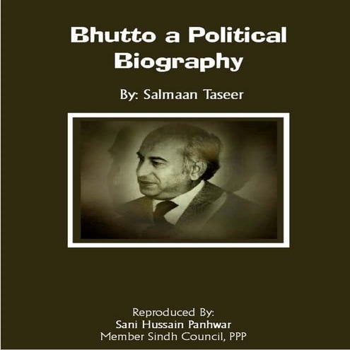 Bhutto a political biography