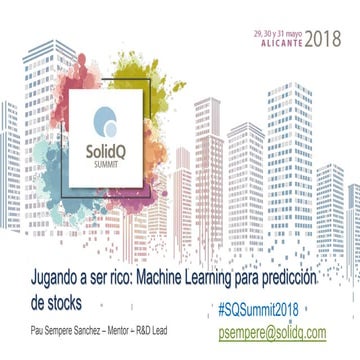 Jugando a ser rico: Machine Learning para predicción de stocks