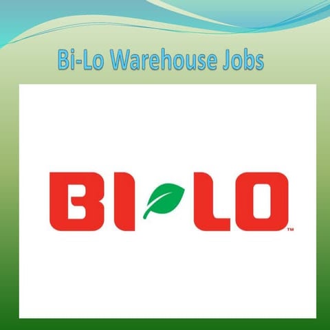 Bi-Lo Warehouse Jobs | PPT