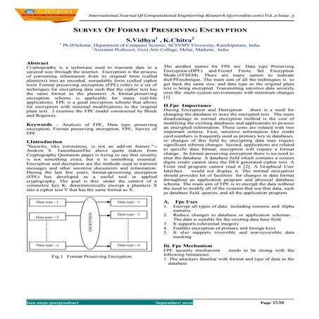  IJCER (www.ijceronline.com) International Journal of computational Engineeri...