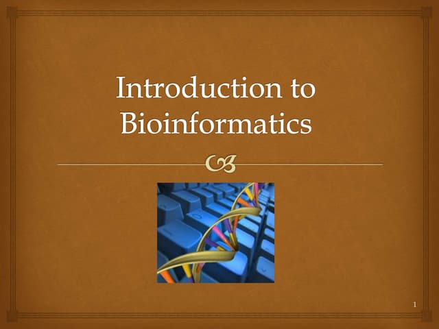 bioinformatics simple 