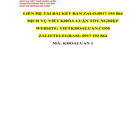 Khóa luận tại ngân hàng Ngoại thương Việt Nam, HAY