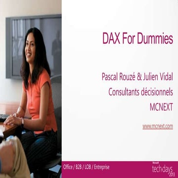 DAX for dummies / DAX pour les NULS !