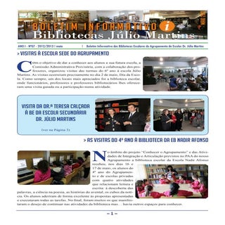 Boletim Informativo nº 7 - maio