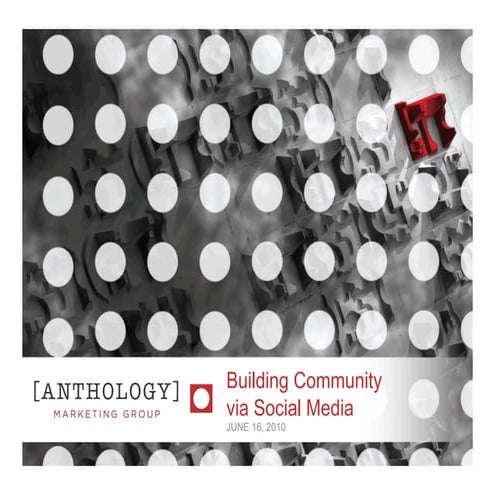 Building Community via Social Media