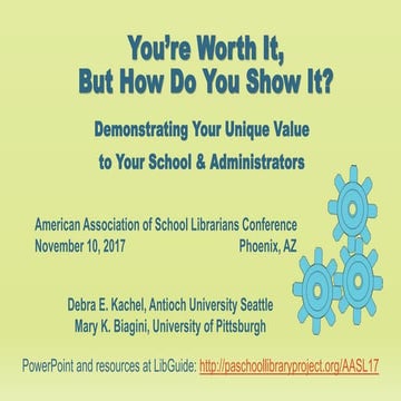 Demonstrating Your Value to the School Administrator