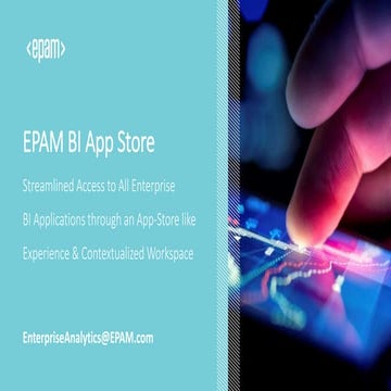 EPAM BI App Store