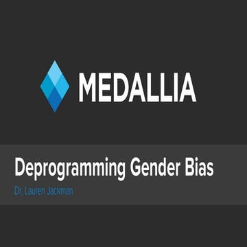 Deprogramming Gender Bias 