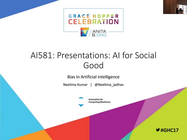 Bias in Artificial Intelligence