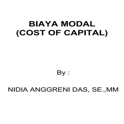 Materi bab 6 biaya modal manajemen keuangan.pptx
