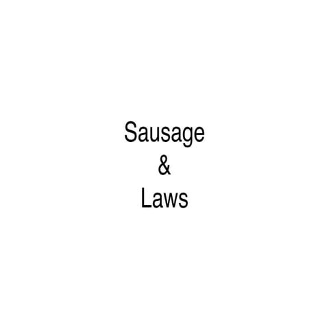 Sausage & Laws; or, Making P+E books with CSS & HTML