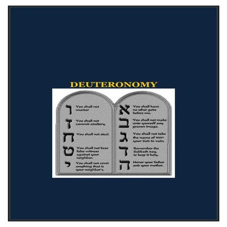 THE BOOK OF DEUTERONOMY
