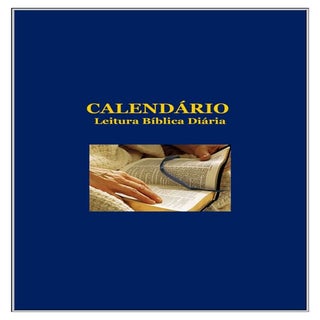 LEITURA BÍBLICA DIÁRIA - Calendário...