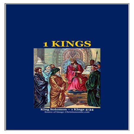 THE FIRST BOOK OF THE KINGS