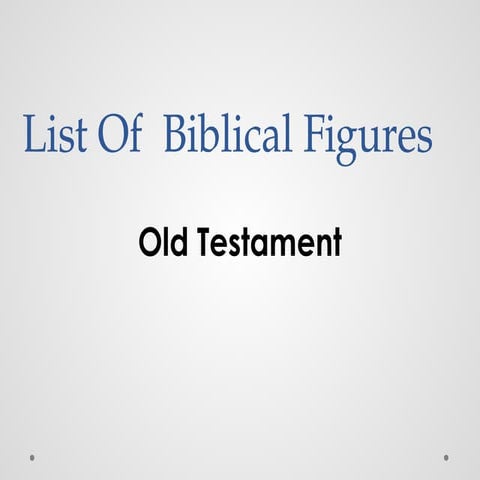 Bible  Characters.pptx For Christianity.