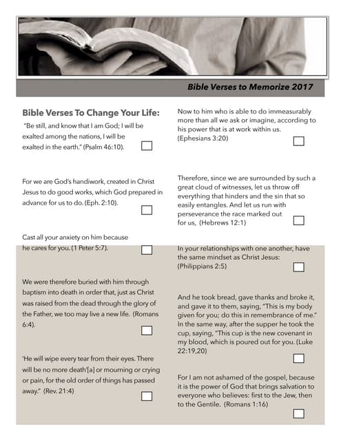 Bible verses that will change your life