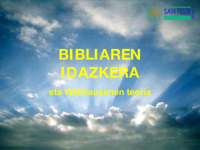 Bibliaren Idazkera