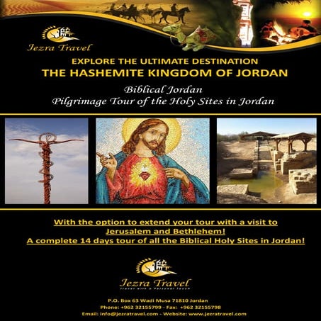 Biblical jordan   pilgrimage tour of the holy sites