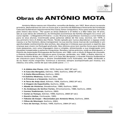 Biblio antoniomota a