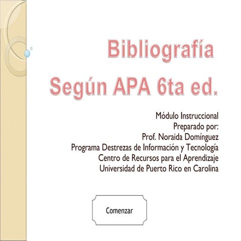 BibliografíA Apa (6ta Ed)