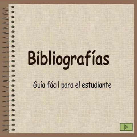 Bibliografías