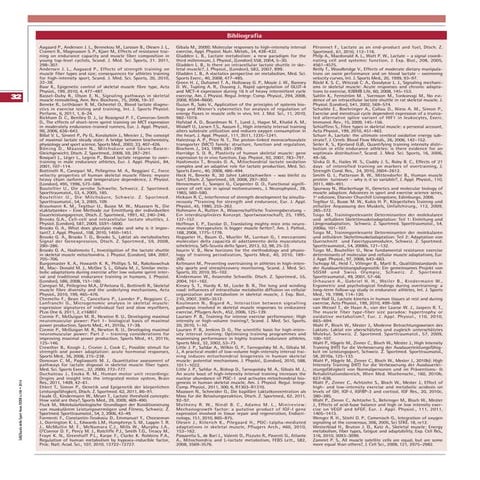 Bibliografia lattato fibre muscolari e controllo allenamento sds 100