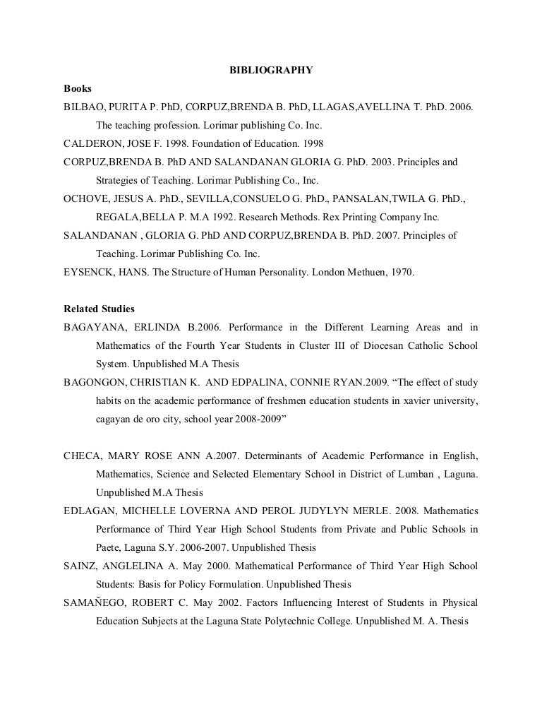 Bibliography