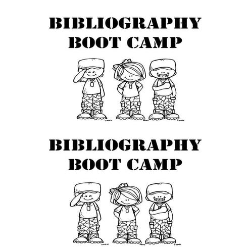 Bibliography Boot Camp Booklet