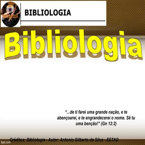 Bibliologia Aula Unica