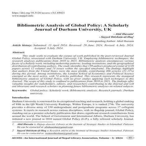 Bibliometric Analysis of Global Polic A Scholarly Journal of UK.pdf
