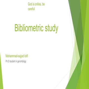 Bibliometric study