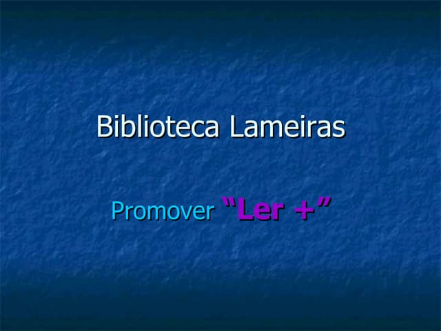 Biblioteca das Lameiras