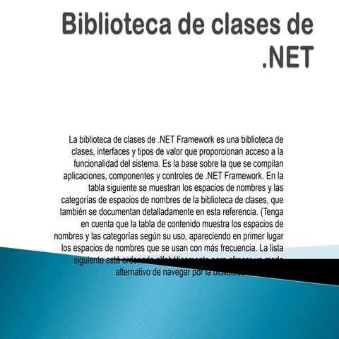 Biblioteca de clases de